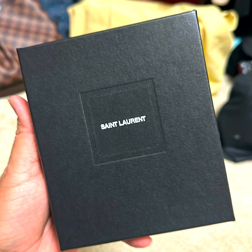 Saint Laurent money clip wallet
